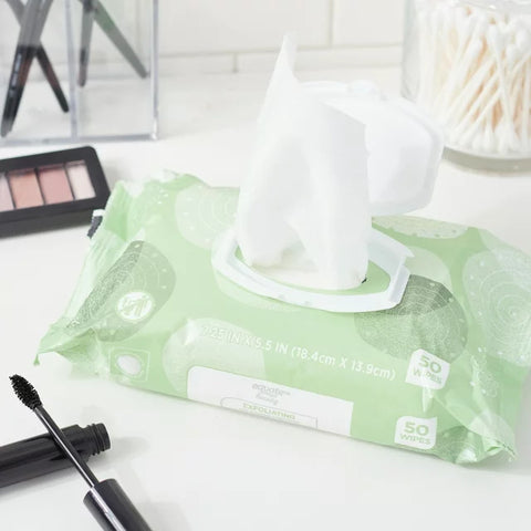 Equate Beauty Exfoliating Wet Cleansing Make up Remover Facial Wipe lifestyle  Equate Beauty Exfoliating Wet Cleansing Make up Remover Facial Wipe lifestyle