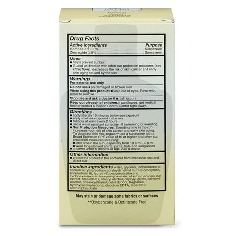 Equate Beauty All Day Moisturizing Sunscreen Lotion | for Normal Skin | Broad Spectrum SPF 15, 6 Fl oz Equate Beauty All Day Moisturizing Sunscreen Lotion | for Normal Skin | Broad Spectrum SPF 15, 6 Fl oz