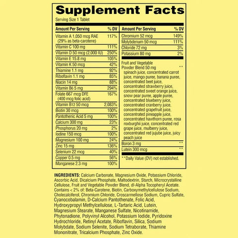 Spring Valley Women's 50+ Multi Tablets, 150 Count