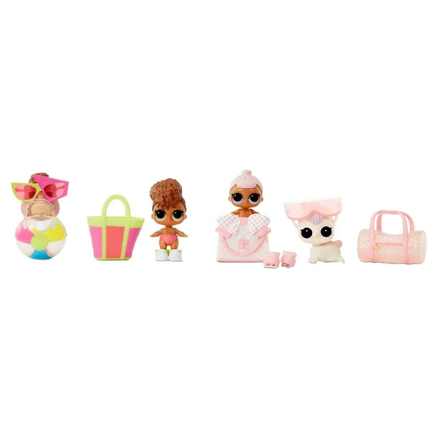 2-N-1 LOL Surprise Me & My Lil Sis + Lil Pet Color Change Dolls with 10 Surprises, Great Gift for Kids Children Ages 4 5 6+