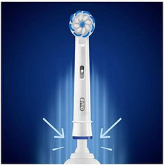 Oral-B Clean and Care Sensitive Clean Replacement Toothbrush Head, Pack of 4 Counts