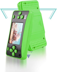 Handheld Games Console for Kids 2.5'' Color Screen Preloaded 182 Classic Retro Video Games no Need WiFi Seniors Electronic Game Player Birthday Xmas Present for Kids Boys Girls Ages 4-9 -Green