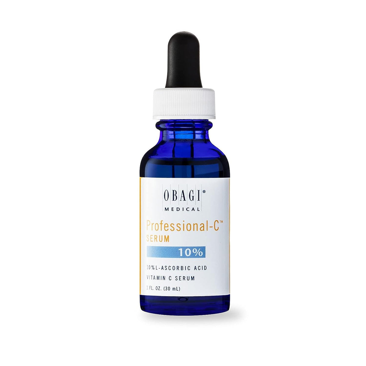 Obagi Professional-C Vitamin C Face Serum Made with 10% L-Ascorbic Acid, Daily Vitamin C Serum Helps Minimize the Signs of Fine Lines and Wrinkles–Leaving the Skin Silky Soft, 1.0-FL, Oz. Pack-of-1