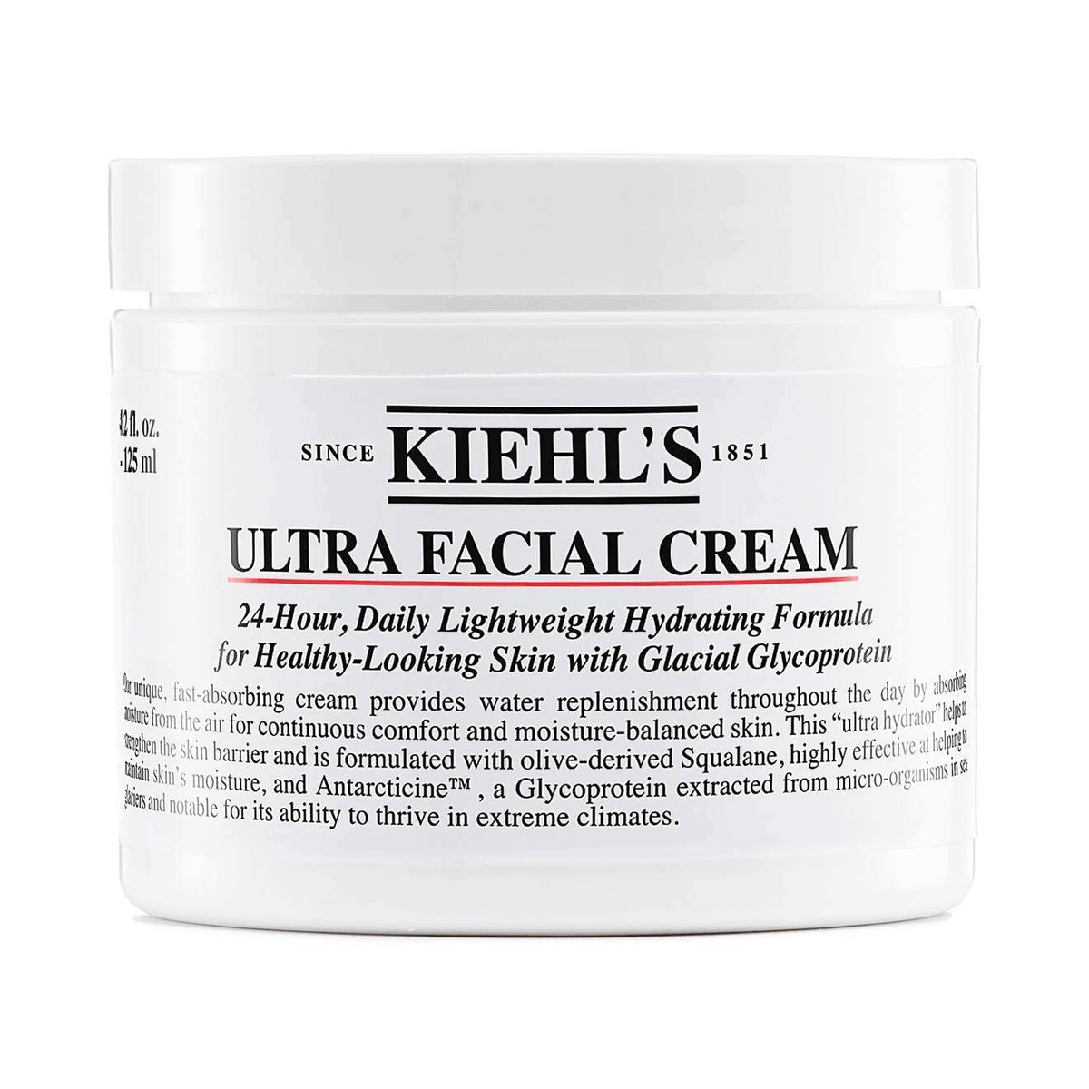 Kiehl's Since 1851 Ultra Facial Cream- 125 ml Jar- 24 Hours 