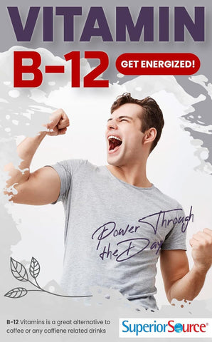 Superior Source Vitamin B12 1,000 mcg, Fast Dissolving, Non-GMO, Gluten-Free - 60 Tablets