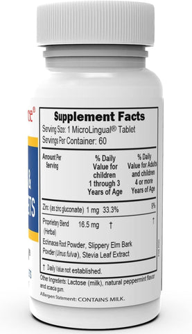 Superior Source Children’s Echinacea & Zinc Lozenjets – Peppermint Flavor, 60 Ct