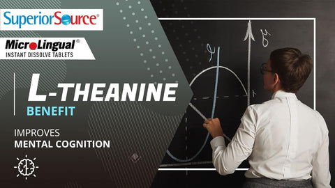 Superior Source L-Theanine 200 mg, 100 Ct, Instant Dissolve Sleep Support Tablets