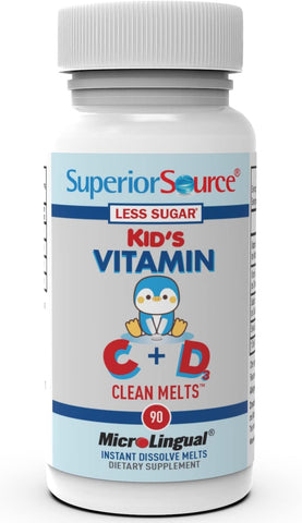Superior Source Kid’s C + D3 Clean Melts - 90 Ct