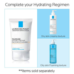 La Roche-Posay Toleriane Double Repair Face Moisturizer | Daily Moisturizer Face Cream with Ceramide and Niacinamide for All Skin Types | Oil Free | Fragrance Free