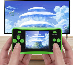 Handheld Games Console for Kids 2.5'' Color Screen Preloaded 182 Classic Retro Video Games no Need WiFi Seniors Electronic Game Player Birthday Xmas Present for Kids Boys Girls Ages 4-9 -Green