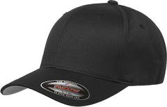 Flexfit 6277 Wooly Combed Twill Cap … Black