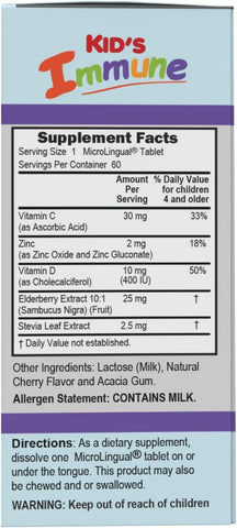 Superior Source Kid’s Immune Clean Melts - 60 Ct