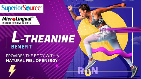 Superior Source L-Theanine 200 mg, 100 Ct, Instant Dissolve Sleep Support Tablets