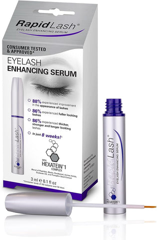 RapidLash Eyelash Enhancing Serum - Promotes Appearance of Longer, Fuller, And Thicker Eyelashes, For Eye Lash Enhancement, Paraben, And Cruelty Free