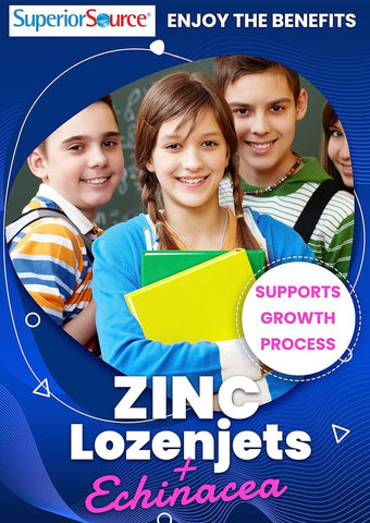 Superior Source Children’s Echinacea & Zinc Lozenjets – Peppermint Flavor, 60 Ct
