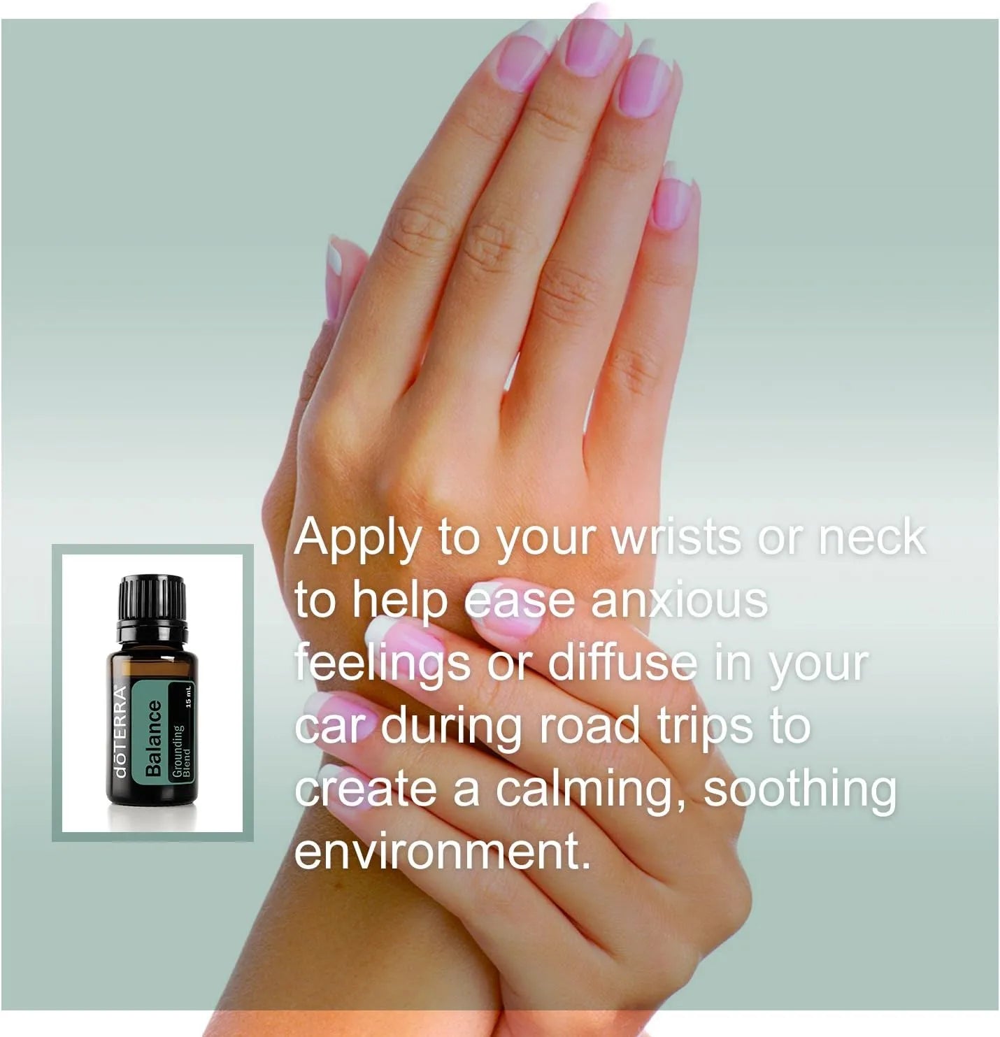 doTERRA Balance Essential Oil Grounding Blend benefits for wrist and neck 