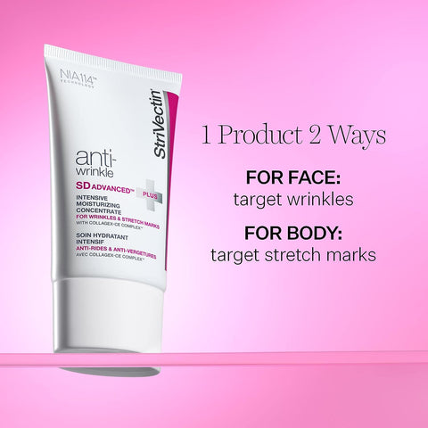 StriVectin SD Advanced Plus Intensive Moisturizing Concentrate for Wrinkles and Stretchmarks, Reduces Look of Deep Wrinkles and Stretchmarks