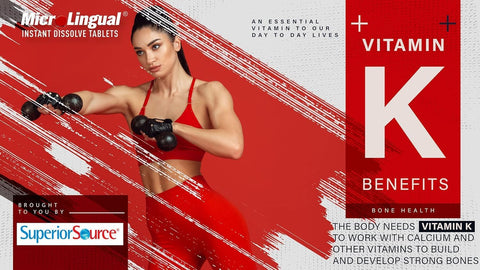 Superior Source K2 (MK-7) 100 mcg with D3 (5000 IU) Supplement