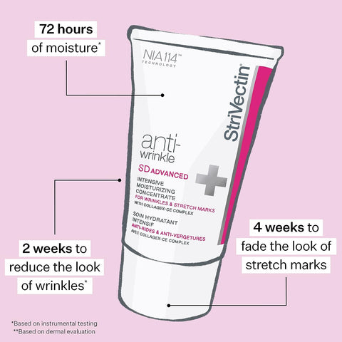 StriVectin SD Advanced Plus Intensive Moisturizing Concentrate for Wrinkles and Stretchmarks, Reduces Look of Deep Wrinkles and Stretchmarks
