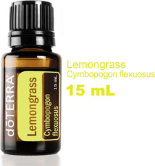 doTERRA - Lemongrass Essential Oil - 15 mL with description 