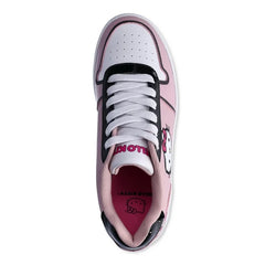 Hello Kitty by Sanrio Women's Pink Casual Court Sneakers, Sizes 6-11