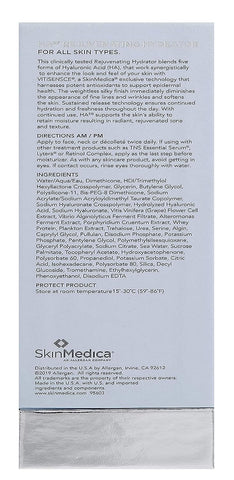 SkinMedica HA5 Rejuvenating Hydrator Hyaluronic Acid Serum for Face with Five Types of Hyaluronic Acid that Smooth Fine Lines and Wrinkles, For All Skin Types, 2 Oz