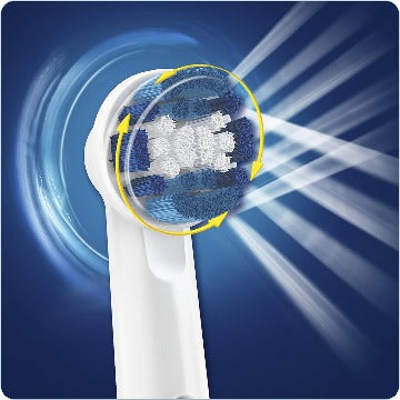 Oral-B Genuine Precision Clean Replacement White Toothbrush Heads, Refills for Electric Toothbrush, Deep and Precise Cleaning, Pack of 4