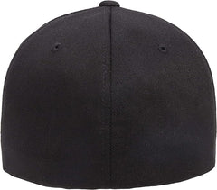 Flexfit 6277 Wooly Combed Twill Cap … Black