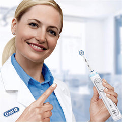 Oral-B Clean and Care Sensitive Clean Replacement Toothbrush Head, Pack of 4 Counts