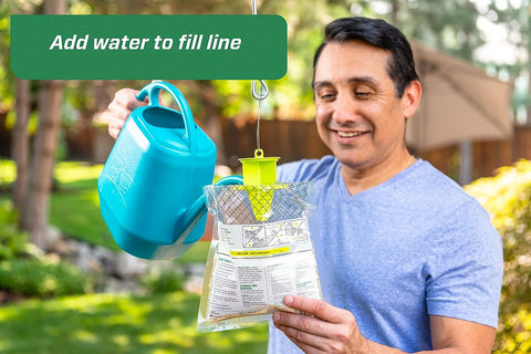 RESCUE! Outdoor Disposable Fly Trap, Green, 2 Pack