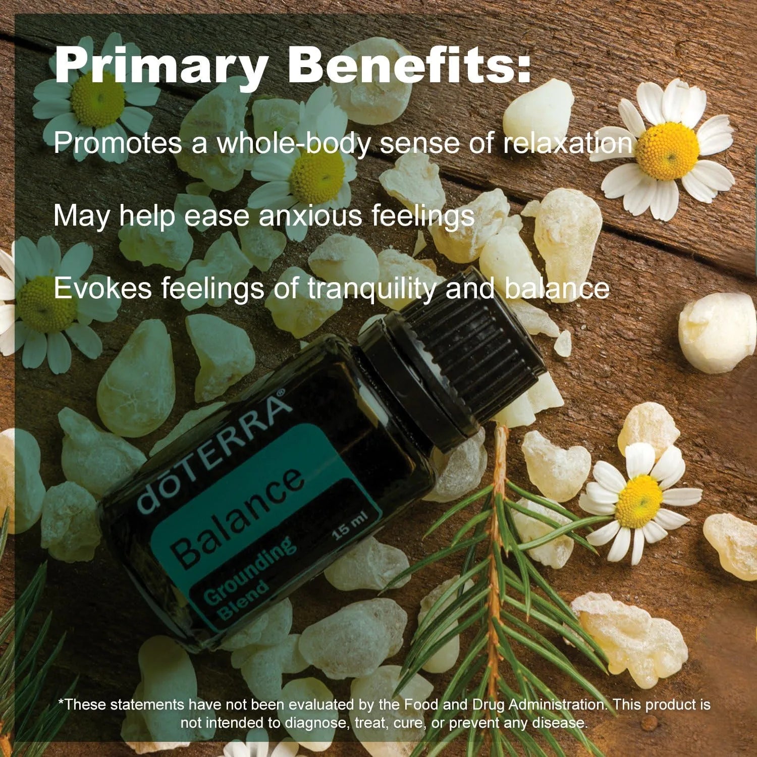 doTERRA Balance Essential Oil Grounding Blend  primary benefits