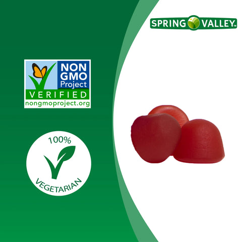 Spring Valley Vitamin B Energy Metabolism Support Gummies, Strawberry, 70 Count