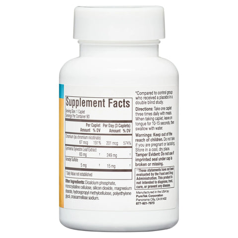 PharmaPure Sugar Blocker Weight Loss Supplement, 90 Capsules | Supports Sugar Absorption Blocking & Craving Control
