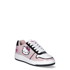 Hello Kitty by Sanrio Women's Pink Casual Court Sneakers, Sizes 6-11