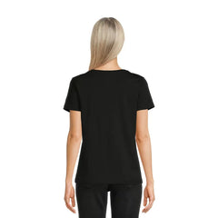 Time and Tru Women's Cotton V-Neck T-Shirt