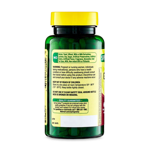 Spring Valley Standardized Extract Ginkgo Biloba Tablets, 60 mg, 240 Count