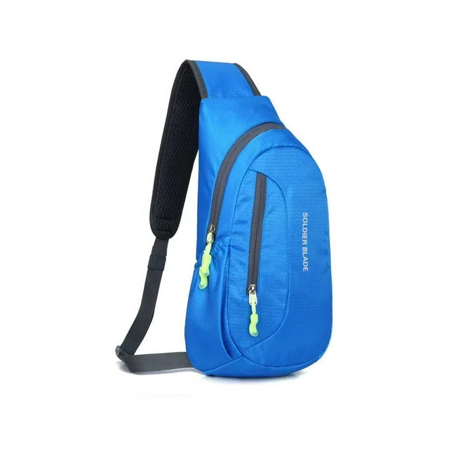 maytalsoy Gym Bag Fitness Pouch Sport Pack Large Capacity Running Equipment Convenience Multipurpose Sporting Supplies Hiking Accessories Blue